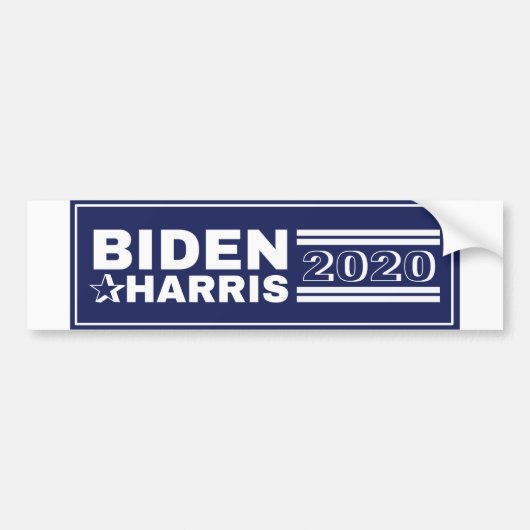 バイデン氏ハリス2020 バンパーステッカー (正面)
