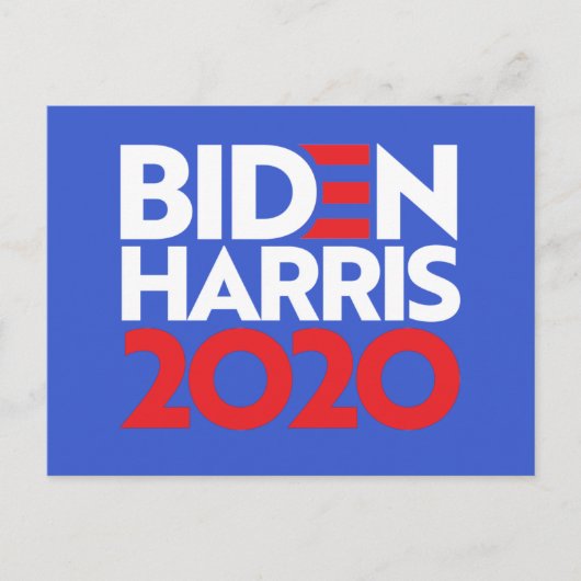 バイデン氏ハリス2020 ポストカード (正面)