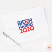 バイデン氏ハリス2020 ラウンドシール (封筒)