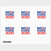 バイデン氏ハリス2020 ラウンドシール (シート)