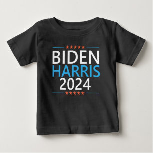 バイデン氏ハリス2024年米大統領選 ベビーTシャツ