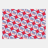 バイデン氏ハリス2024 ラッピングペーパーシート (正面3)