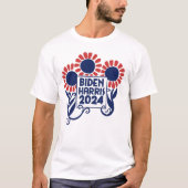 バイデン氏ハリス2024 Tシャツ (正面)