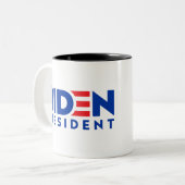 バイデン氏プレジデントロゴ ツートーンマグカップ (正面左)