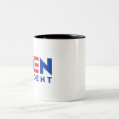 バイデン氏プレジデントロゴ ツートーンマグカップ (中央)