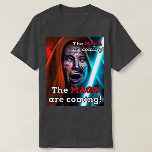 バイデン氏ミッドナイトライドMAGAは来大人の衣装 Tシャツ (デザイン正面)