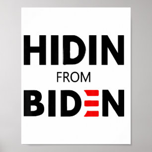 バイデン氏ミーム政治おもしろい的ジョー・キャンペーンからのHIDEN ポスター