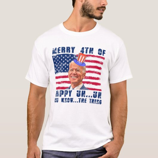 バイデン氏メリー4人目が知っている Tシャツ (正面)