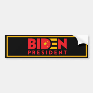 バイデン氏大統領中国 バンパーステッカー