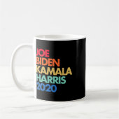バイデン氏就任式2021カマラハリス2020レインボー コーヒーマグカップ (左)