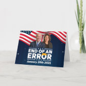 バイデン氏就任式2021年アンチトランプ カード (正面)