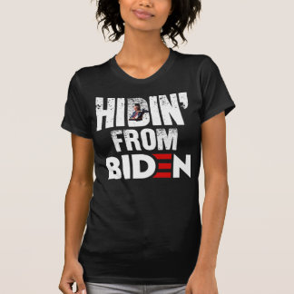 バイデン氏政治ユーモアプロトランプおもしろいGifからのHidin Tシャツ
