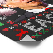 バイデン氏混乱おもしろいハッピーイースター醜いクリスマスT ポスター (角)