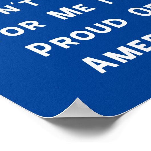バイデン氏誇りを持った – アメリカ ポスター (角)