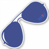 バイデン氏飛行士 シール (正面)