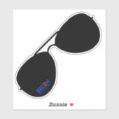 バイデン氏飛行士 シール (シート)