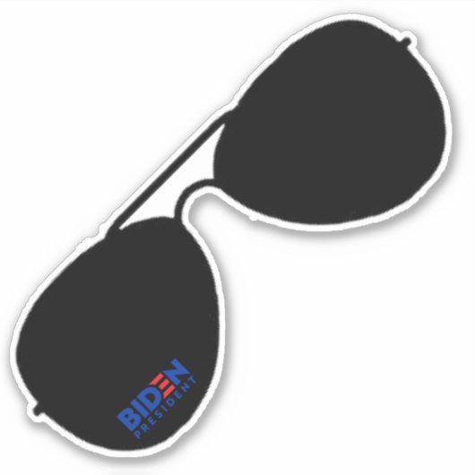 バイデン氏飛行士 シール (正面)