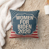 バイデン氏2020の女性 クッション (ブランケット)
