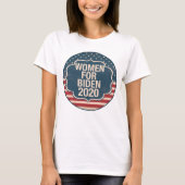 バイデン氏2020の女性 Tシャツ (正面)