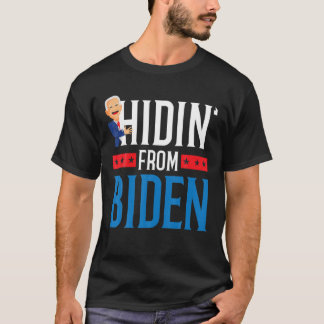 バイデン氏2020年選挙ドナルド・トランプ・リパブリックからのHidin Tシャツ