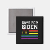 バイデン氏2020米国国旗Lgbt Rainbow Joe President マグネット (正面/裏面)