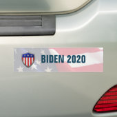 バイデン氏2020 バンパーステッカー (車上)