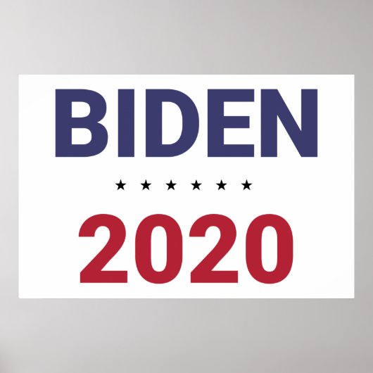 バイデン氏2020 (米国大統領のの選挙) ポスター (正面)