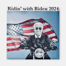 バイデン氏2024磁石とRidin