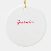 バイデン氏46アヴィエーターサングラスとのridin' セラミックオーナメント (裏面)