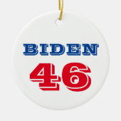 バイデン氏46カレッジスタイル セラミックオーナメント (正面)