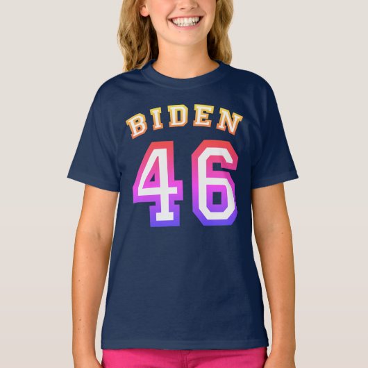 バイデン氏46 Tシャツ (正面)