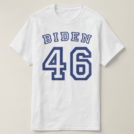 バイデン氏46 Tシャツ (デザイン正面)