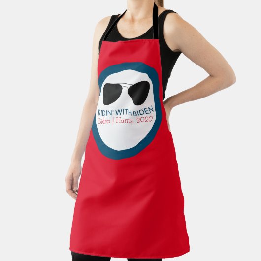 バイデン氏・アヴィエーターグラスとリジン エプロン (インサイチュ)