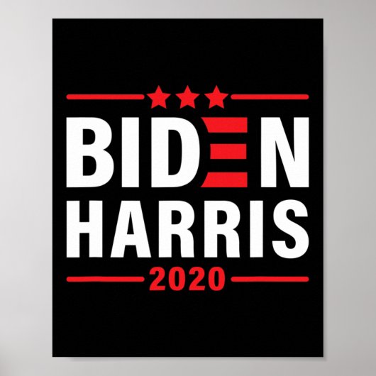 バイデン氏・カマラハリス2020年選挙民主党員自由主義の ポスター (正面)