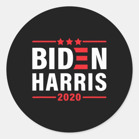 バイデン氏・カマラハリス2020年選挙民主党員自由主義の ラウンドシール (正面)