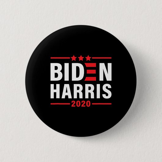 バイデン氏・カマラハリス2020年選挙民主党員自由主義の 缶バッジ (正面)