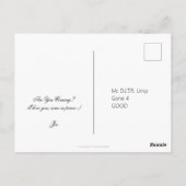 バイデン氏・ハリスのロゴ就任式日(青) ポストカード (裏面)