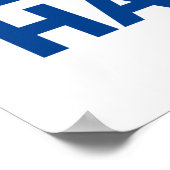 バイデン氏・ハリスの科学者カスタム文字 ポスター (角)