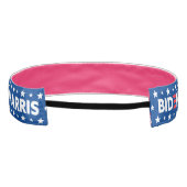 バイデン氏/ハリスホワイトスターズブルー アスレチックヘッドバンド (裏面)