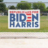 バイデン氏・ハリス大統領向け共和党ボートバナー 横断幕 (インサイチュ)