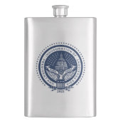 バイデン氏・ハリス大統領就任式ロゴ フラスク (正面)