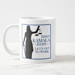 バイデン氏・ハリス大統領2020年選挙 ジャンボコーヒーマグカップ