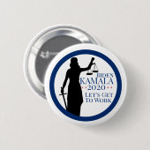 バイデン氏・ハリス大統領2020年選挙 缶バッジ (正面&裏面)