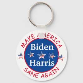 バイデン氏・ハリス政治民主支持 キーホルダー