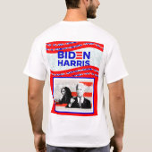 バイデン氏・ハリス選挙2020 Tシャツ (裏面)