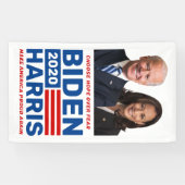 バイデン氏・ハリス2020カスタム年キャンペーン背景バナー 横断幕 (横)