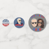 バイデン氏・ハリス2020キャンペーンアメリカの選挙パーティー コンフェッティ (正面)