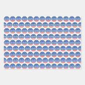 バイデン氏/ハリス2020バイドン模様 ラッピングペーパーシート (正面2)