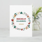 バイデン氏/ハリス2020フェスティバルクリスマス シーズンカード (スタンド正面)