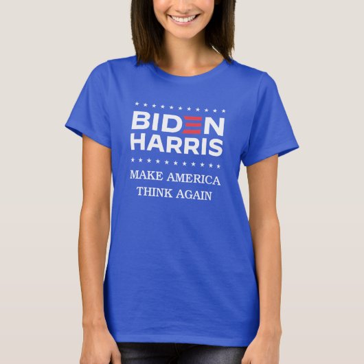 バイデン氏・ハリス2020再びアメリカ考えを作る Tシャツ (正面)